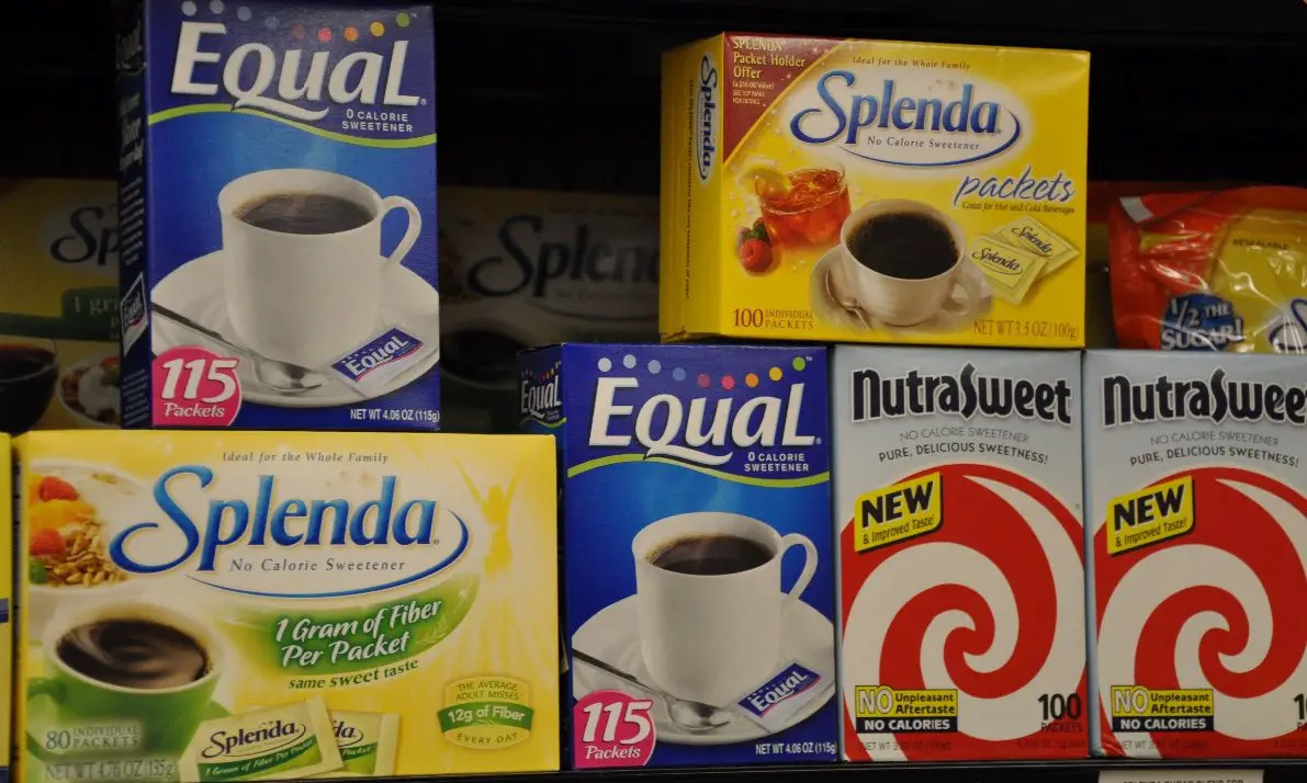 Aspartame is found in all of these artificial sweeteners. Source