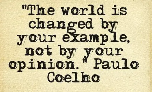 Coelho Example not Opinion