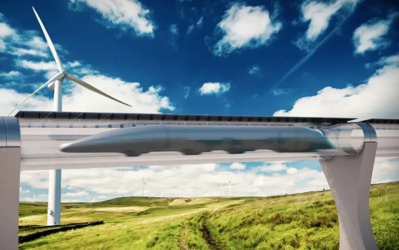 Vacuum Hyperloop Imagined By Elon Musk