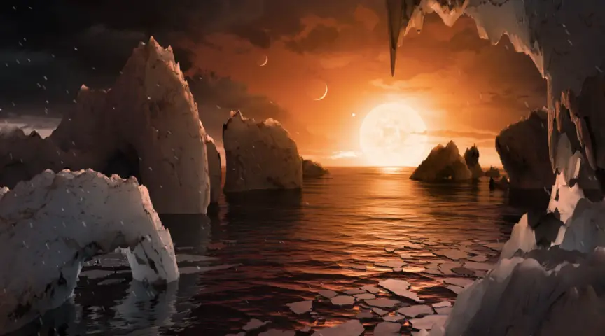 Artist's Rendering of a Trappist-1 Planet