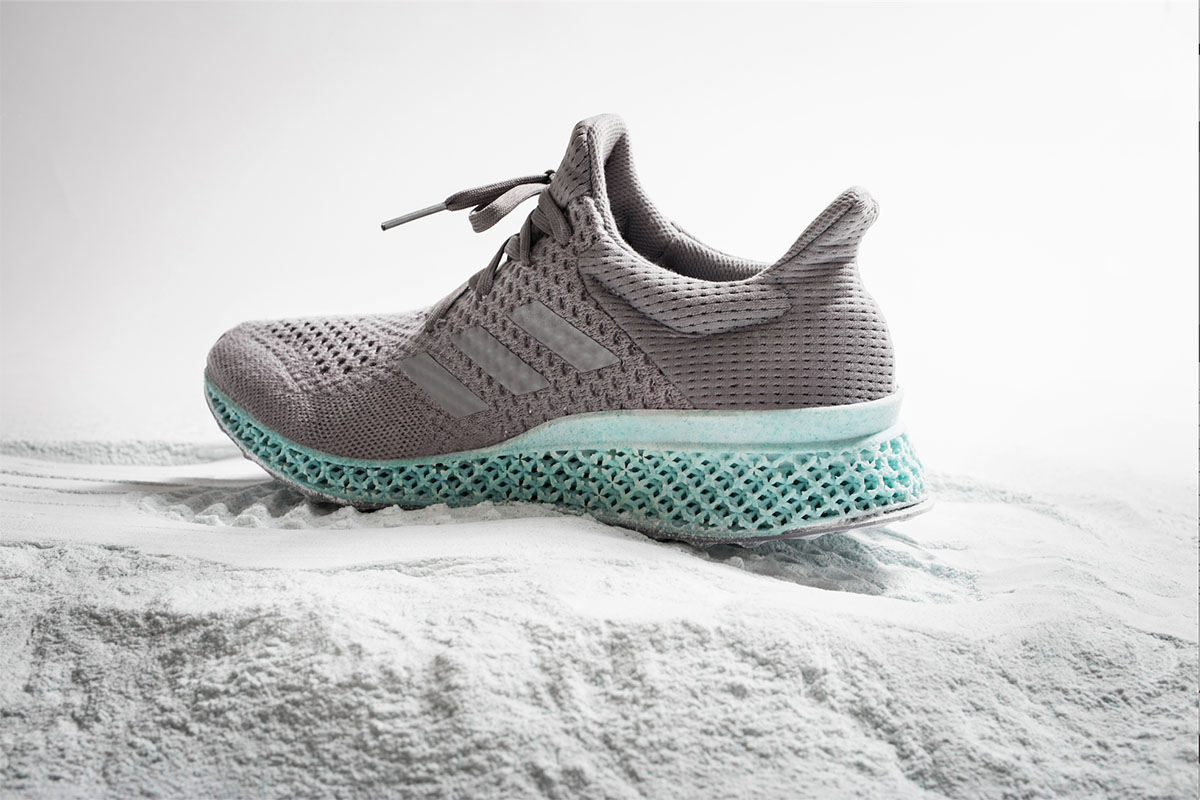 adidas 3d printed sneakers ocean waste