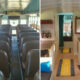 school bus living room