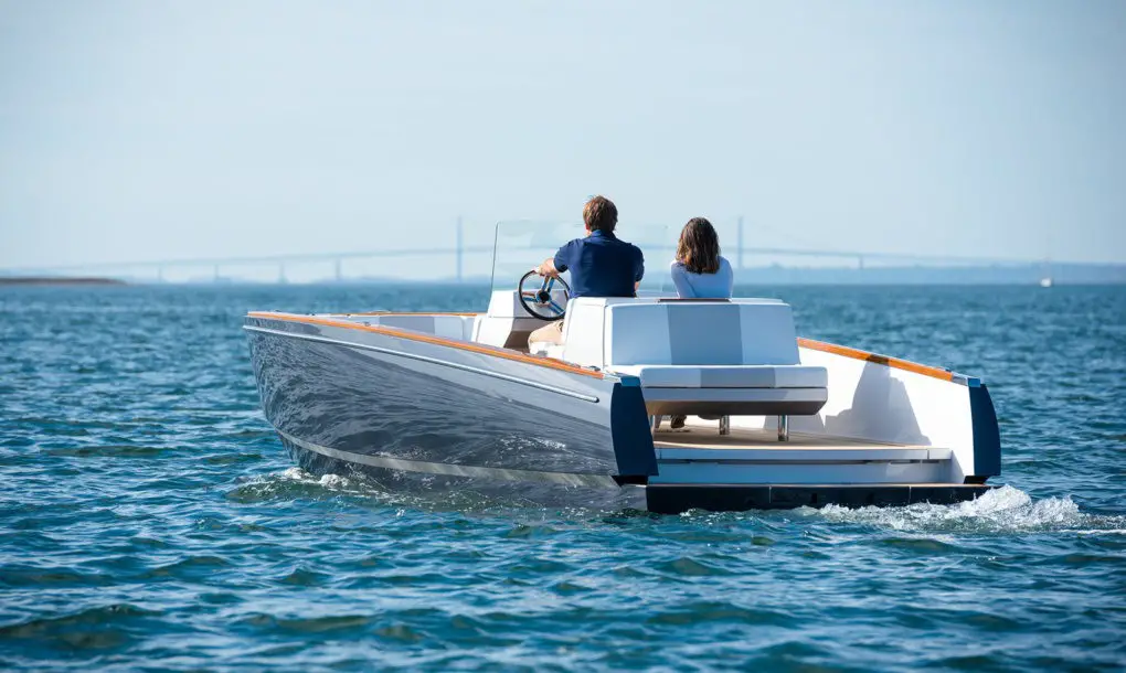electric yacht sailing