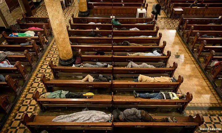 Church Allows Homeless To Sleep Overnight - The Gubbio Project This-church