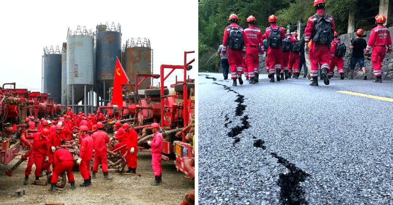 China Nuclear Fracking Earthquakes