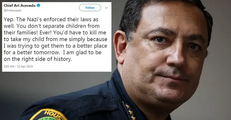 Houston Police Chief 11-Year-Old Girl Nazi