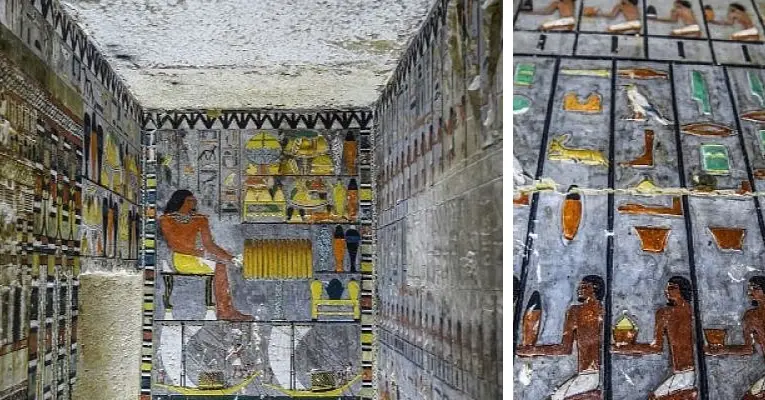 Tomb Egypt Bursting Color