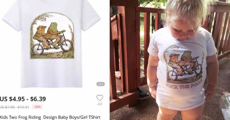 Mom Orders Shirt 3-Year-Old "Fuck the Police"