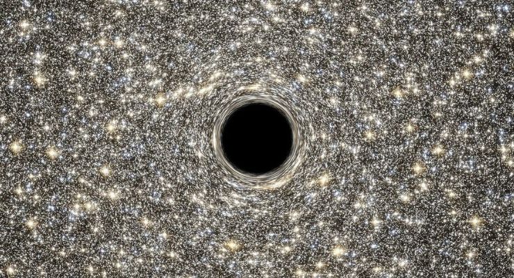 We're Living in a Gigantic Higher Dimensional Black Hole