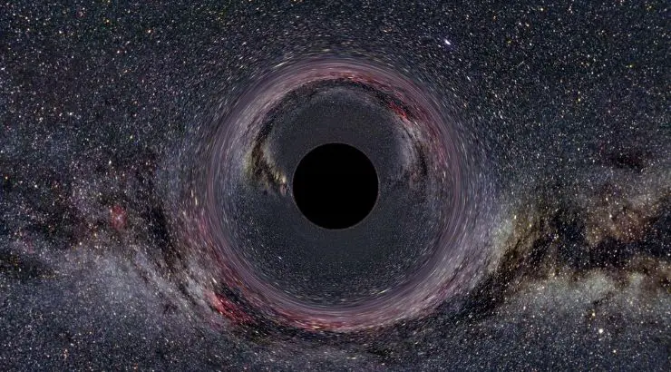 Black Hole Center Galaxy