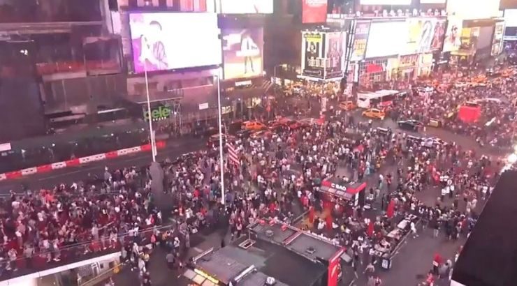 Thousands Run for Their Lives in Times Square Over Motorcycle Backfire