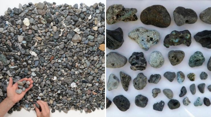 Plastic Pollution That Looks Exactly Like Rocks