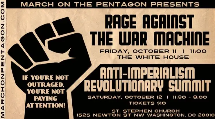 Rage Against the War Machine March on the Pentagon
