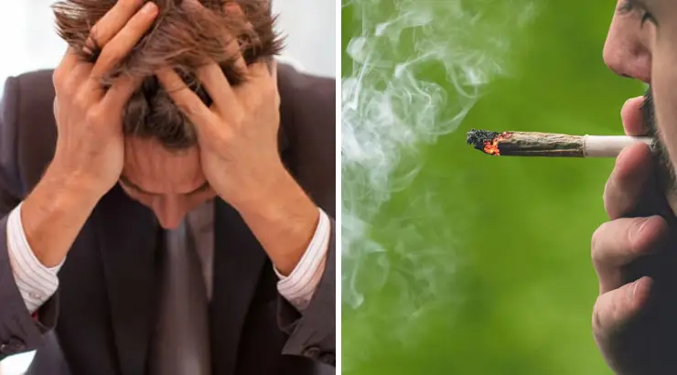 Anxious Stressed Smoke Cannabis