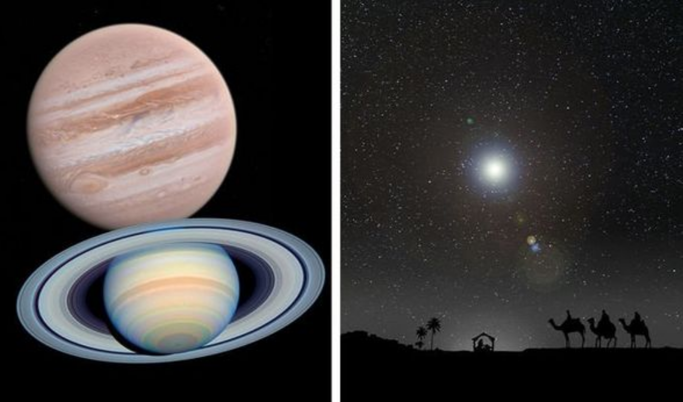 Jupiter and Saturn will appear closer together in the night sky than they h...