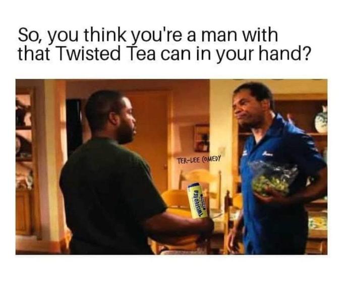 Man Getting Smashed With 'Twisted Tea' Can Makes Perfect ...