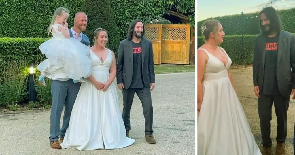 Random British Couple Flabbergasted When Keanu Reeves Crashes Their ...